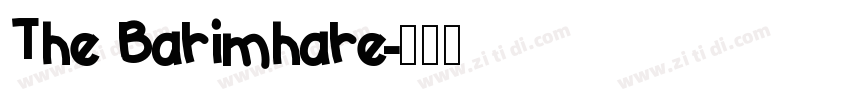The Barimhare字体转换
